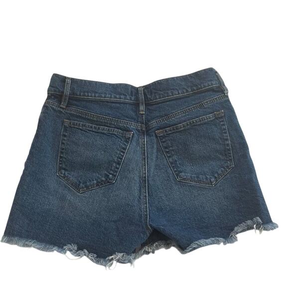 LOFT Mid Rise, Medium Rinse, Frayed, Raw Hem, Denim/Jean Shorts 27 - Picture 5 of 13